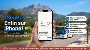 13enBus iPhone Launch Banner - AI image template preview