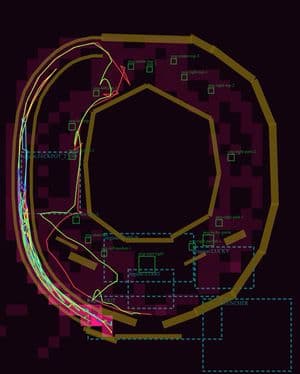Pachinko Physics Debug Layout - AI image template preview