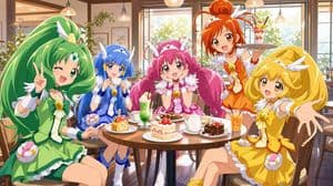 Magical Girls Dessert Café Scene preview