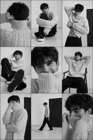 Minimalist Monochrome Fashion Collage - AI image template preview