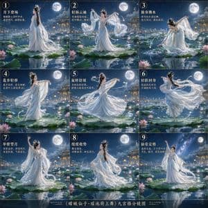 Chang'e Lotus Dance Storyboard preview