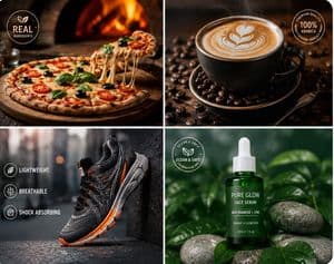 Luxury Coffee Advertisement Photography - AI image template preview