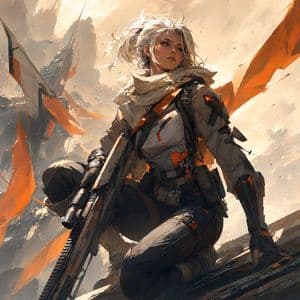 Game Splash Art Digital Illustration - AI image template preview