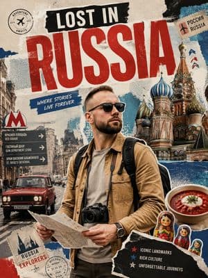 Lost in Russia Travel Collage preview