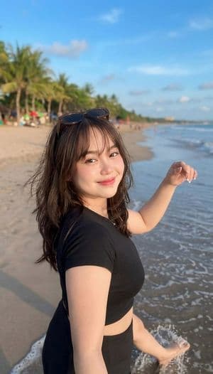Golden Hour Beach Portrait - AI image template preview