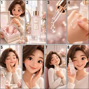 Pixar Style Cosmetic Storyboard preview