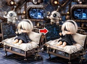Illustration Refinement and Restoration - AI image template preview
