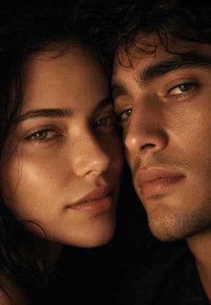 Intimate Cinematic Couple Portrait preview