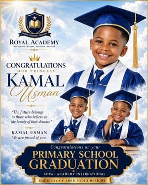 Royal Primary Graduation Poster preview