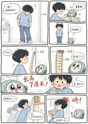 Boy Height Growth Manhua Comic preview