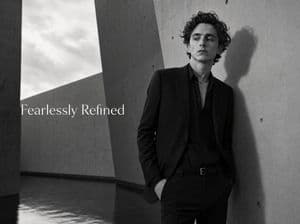 Black and White Menswear Ad - AI image template preview
