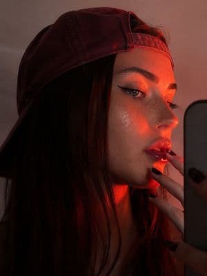 High Contrast Rim Lit Portrait - AI image template preview