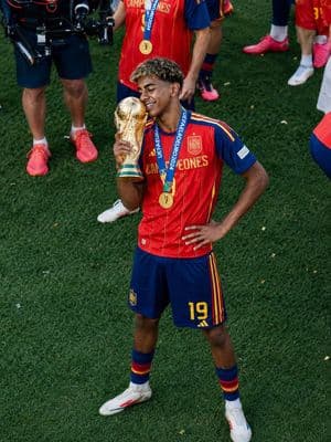 Football Player Championship Victory Celebration - AI image template preview