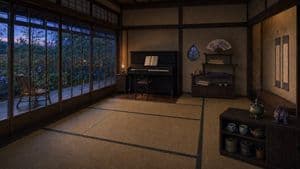 Wide Anime Japanese Room Extension - AI image template preview