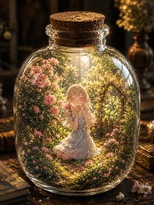Enchanted Garden in a Glass Jar preview