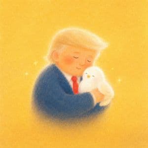Soft Storybook Bunny Hug Avatar - AI image template preview