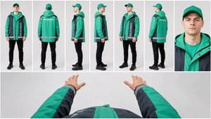 Character Orthographic Reference Sheet - AI image template preview