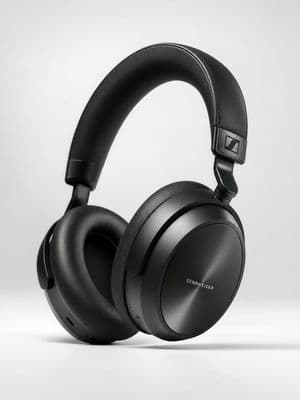 Premium Black Headphones Product Photo - AI image template preview