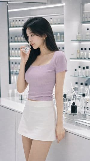 Perfume Boutique Portrait - AI image template preview