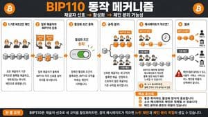 BIP110 Korean Infographic - AI image template preview