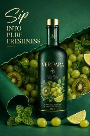 Luxury Emerald Green Product Photography - AI image template preview