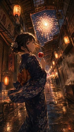 Anime Yukata Festival Alley preview