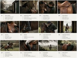Equestrian Pitch Deck Storyboard - AI image template preview