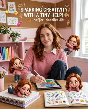 Creative Character in Pink Office preview