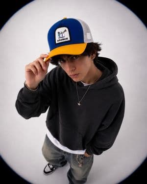 Fisheye Streetwear Fashion Portrait - AI image template preview