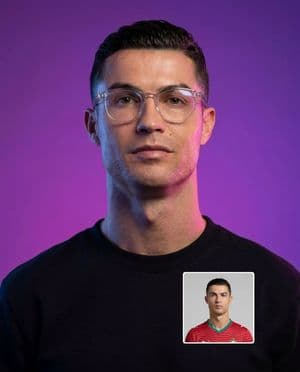 Studio Portrait with Rim Lighting - AI image template preview