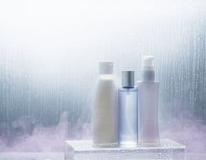 Misty Skincare Product Still Life - AI image template preview