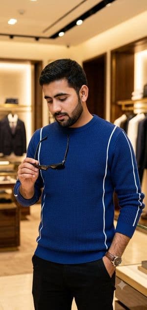 Luxury Retail Store Portrait - AI image template preview