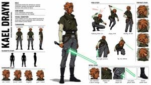 High-Fashion Anime Character Concept Sheet - AI image template preview