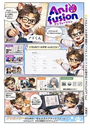 AniFusion Manga Promo Poster preview