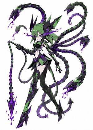 Crystal Serpent Girl Character Design preview