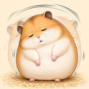 Pendulum Hamster Watercolor - AI image template preview