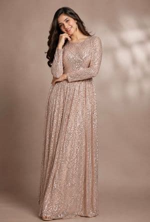 Elegant South Asian Fashion Photoshoot - AI image template preview