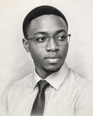 Museum-Quality Graphite Portrait - AI image template preview