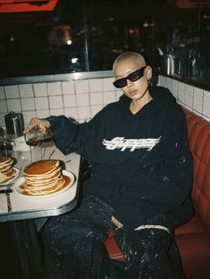 Kazakh Woman in Retro Diner preview