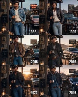 Decade Time Travel Photography Template preview