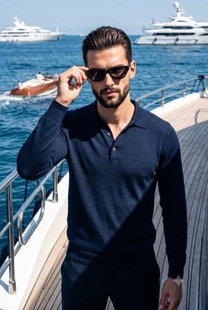 Luxury Yacht Male Model Portrait preview