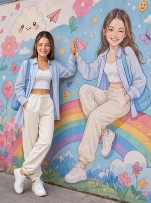 Identity Preserving Cartoon Mural preview