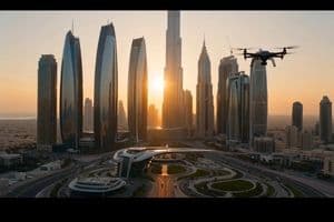 Cinematic Dubai Skyline Drone View preview