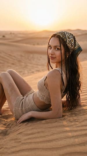 Desert Sunset Portrait Photography preview