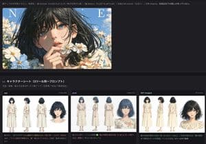 Precise Anime Character Concept Reference Sheet preview