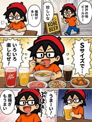 Kobe Craft Beer Manga Comic preview