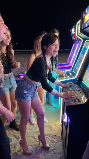 Beach Arcade Night iPhone Shot preview