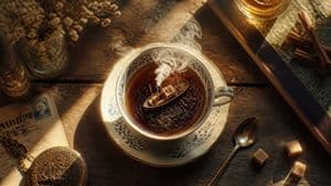 Macro Steamship in Teacup Photography preview