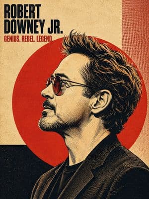 Vintage Halftone Poster Illustration preview