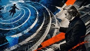 Schumann and Brahms Rhine Poster preview